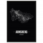 Stadtposter Arnsberg Straßennetz