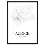 Stadtposter Aurich Rahmen