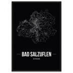 Bad Salzuflen Poster Stadtplan