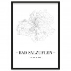 Stadtposter Bad Salzuflen Rahmen