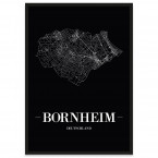 Stadtposter Bornheim Straßenplan