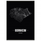 Stadtposter Bornheim Straßenplan