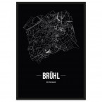 Stadtposter Brühl Rahmen