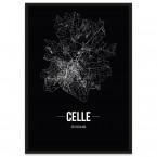 Stadtposter Celle Bilderrahmen 