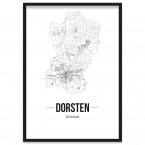 Stadtposter Dorsten Bilderrahmen