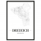 Stadt Dreieich Poster gerahmt