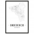 Stadt Dreieich Poster gerahmt