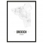 Stadt Dreieich Poster gerahmt