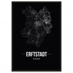 Stadtposter Erftstadt Stadtplan