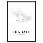 Stadtposter Erkrath Rahmen