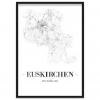 Stadtposter Euskirchen gerahmt