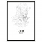  Fulda Poster Bilderrahmen