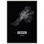 Stadtposter Gießen Bilderrahmen