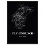Stadtposter Grevenbroich Straßenplan