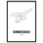  Gummersbach Poster gerahmt