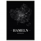Stadtposter Hameln Bilderrahmen