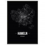 Stadtposter Hameln Bilderrahmen