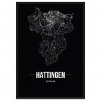 Stadtposter Hattingen Stadtplan