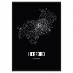 Stadtposter Herford Straßennetz