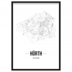 Stadtposter Hürth Stadtplan