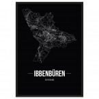 Stadtposter Ibbenbüren - Black