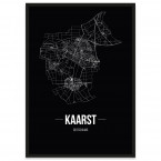 Stadtposter Kaarst - Black