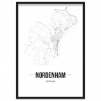 Stadtposter Nordenham Bilderrahmen