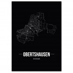 Stadtposter Obertshausen - black
