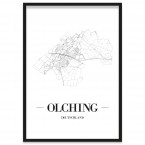 Stadtposter Olching Rahmen