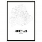 Stadtposter Pfungstadt Rahmen