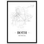 Stadtposter Roth Bilderrahmen