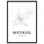 Stadtposter Rottweil Bilderrahmen