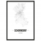 Stadtposter Schorndorf Rahmen