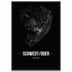 Poster Schwedt-Oder Rahmen