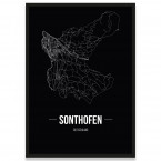 Stadtposter Sonthofen Rahmen