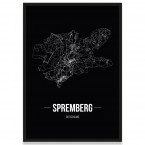 Poster Spremberg mit Rahmen