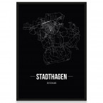 Stadtposter Stadthagen Stadtplan