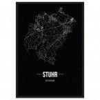 Stadtposter Stuhr Rahmen