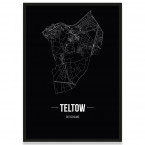 Stadtposter Teltow mit Rahmen