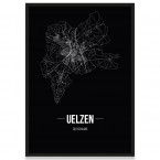 Stadtposter Uelzen mit Rahmen