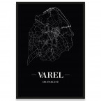 Varel Stadtposter mit Rahmen