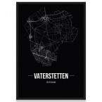 Stadtposter Vaterstetten Bilderrahmen