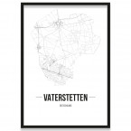 Vaterstetten Stadt Poster gerahmt