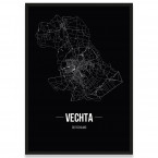 Vechta Poster mit Rahmen
