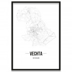 Stadtposter Vechta gerahmt