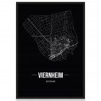 Stadtposter Viernheim Rahmen