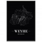 Stadtposter Weyhe Rahmen