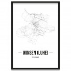 Stadtposter Winsen (Luhe) Bilderrahmen