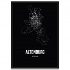 Stadtposter Altenburg - black
