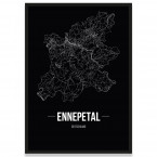 Stadtposter Ennepetal - black